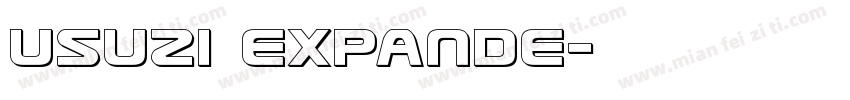 Usuzi Expande字体转换